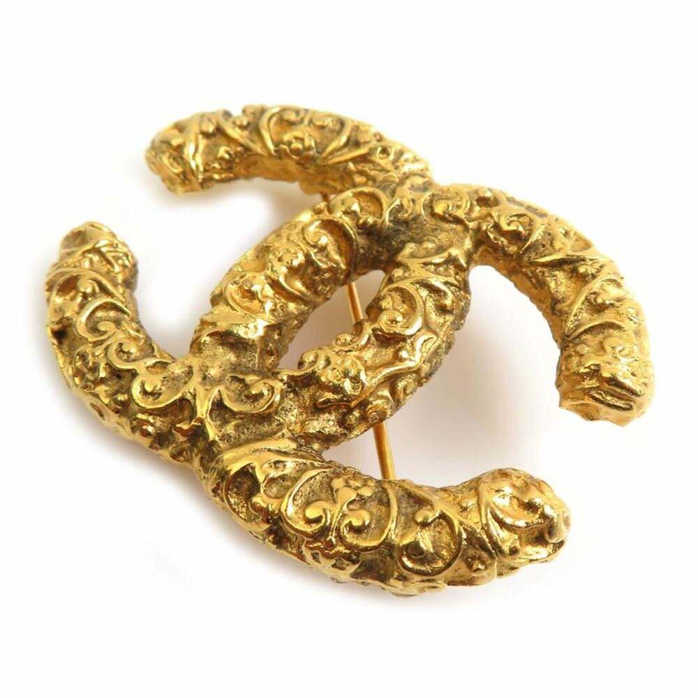 CHANEL Authentic Gold Brooch - Picture 2 of 7